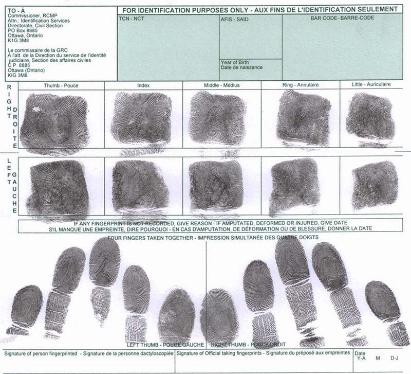 how can i do a personal finger print background check